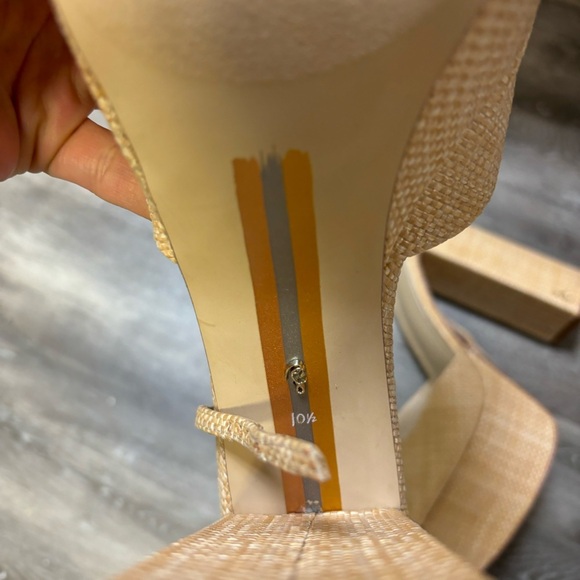 Sam Edelman | Kori Platform Heel Sandal In Beechwood Size 10.5 NEW - Picture 5 of 9